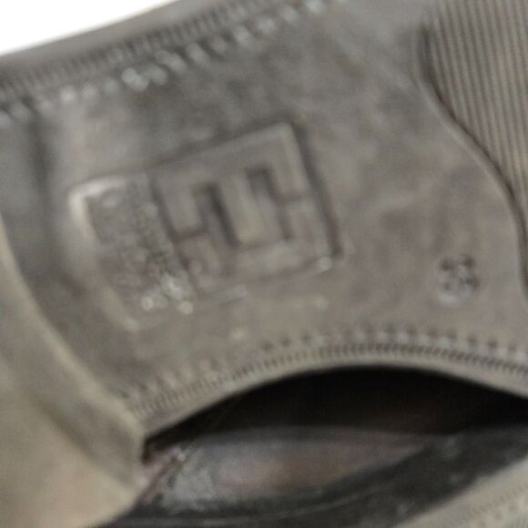 Emanuele Crasto Womens 38/7.5 Moto Boots Double Buckle Dark Brown Leather Italy - Picture 7 of 10